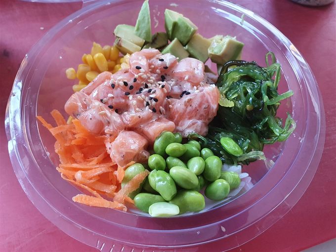 Poke bowl 600cc  zalm €10,00